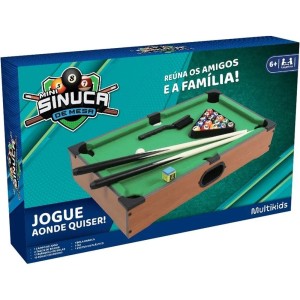 Jogo Mini Sinuca de Mesa BR2074 Multikids