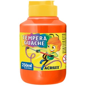 Tempera Guache 250ml - Laranja 517 Acrilex