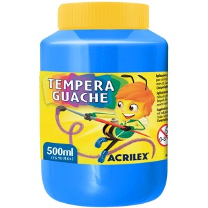 Tempera Guache 500ml - Azul Celeste 503 Acrilex