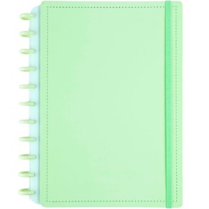 Caderno de Disco Grande All Green Diskô