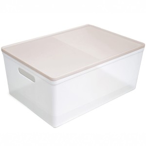 Caixa Organizadora Grande Soul Cristal / Rosa 3083 Dello