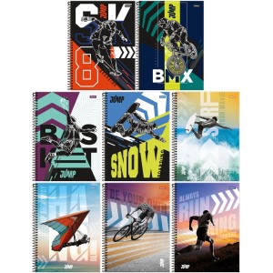 Caderno 1 Matéria Jump 96 Folhas Foroni