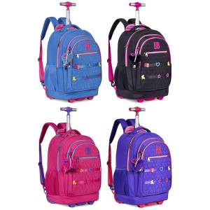 Mochila com Rodinhas Rebecca Bonbon RB24538 Clio Style