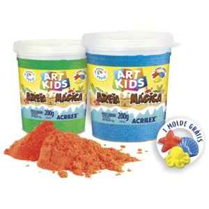 Areia Mágica Colorida 200g Acrilex