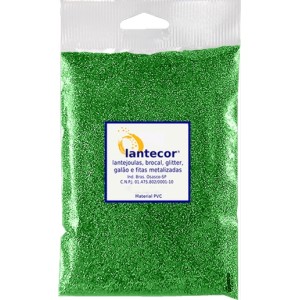 Glitter Metálico 500g - Verde Lantecor