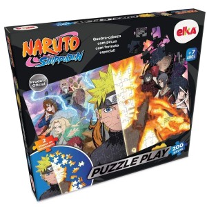 Quebra-Cabeça - Naruto Shippuden 200 Peças Elka Brinquedos