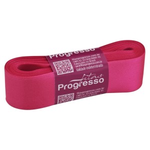 Fita de Cetim n.7 0279 - Rosa Cítrico Progresso