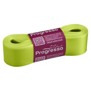 Fita de Cetim n.7 0280 - Verde Cítrico Progresso
