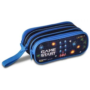 Estojo Triplo - Video Game VD24682T Clio Style