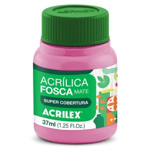 Tinta Acrílica Fosca 37ml - Rosa Escuro 542 Acrilex