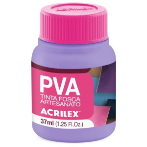 Tinta PVA Fosca 37ml - Lilás Bebê 809 Acrilex