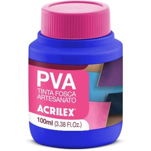 Tinta PVA Fosca 100ml - Azul Ultramar 543 Acrilex