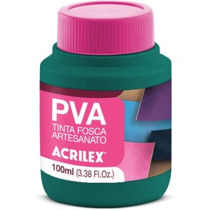 Tinta PVA Fosca 100ml - Verde Bandeira 511 Acrilex