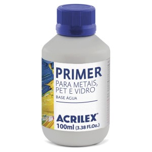 Primer Cinza para Metais, PET e Vidro 100ml Acrilex