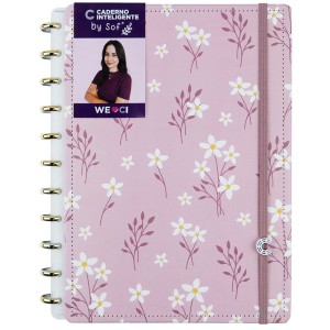 Caderno Inteligente Blossom by Sof Martins Grande 80fls CI