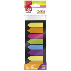 Marcador de Página Autoadesivo Holic Pop Neon T008 160 Folhas Tris