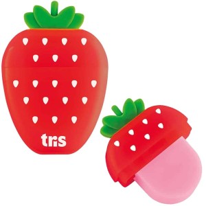 Borracha Escolar Holic Morango Tris