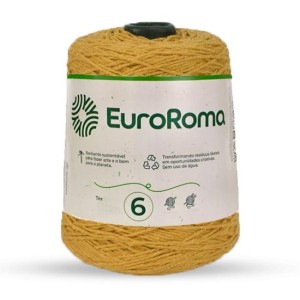 Barbante N.6 470 - Mostarda 600g EuroRoma
