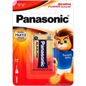 Bateria Alcalina 9V Nominal Panasonic
