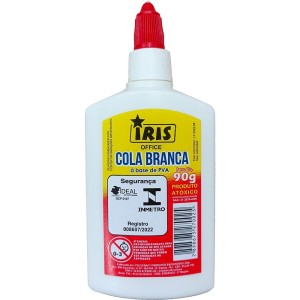 Cola Branca Líquida 90g Lavável Iris