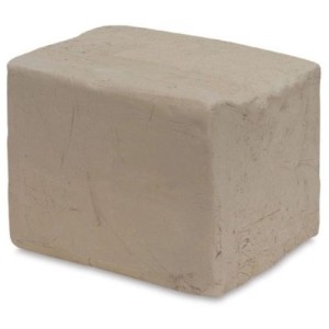 Argila Escolar Branca 1Kg Argilas Rezende