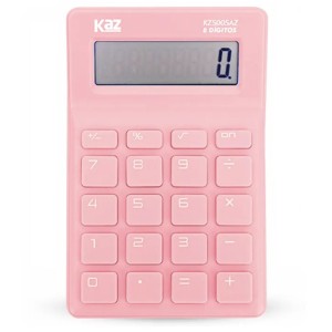 Calculadora de Bolso 8 Dígitos Rosa Pastel KZ5005RS Kaz