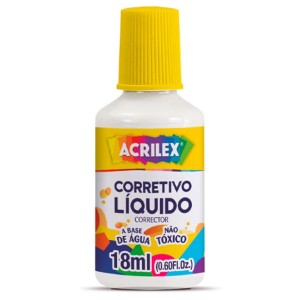 Corretivo Líquido Escolar 18ml Acrilex