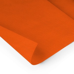 Papel Crepom Simples 48cm x 2m - Laranja
