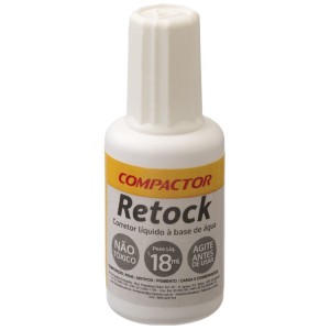Corretivo Líquido Escolar 18ml Retock Compactor