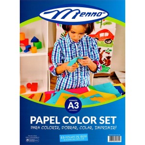 Bloco Color Set A3 120g 25 Folhas Menno