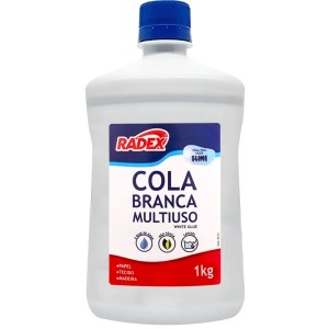 Cola Branca Líquida 1Kg Lavável Radex