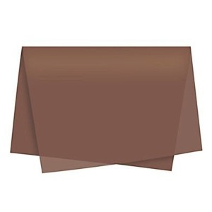 Papel de Seda 48x60cm - Marrom c/100