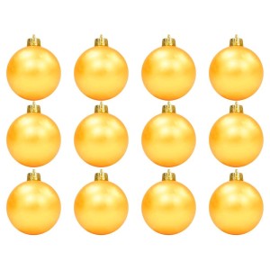 Bola de Natal 3cm Ouro c/12 SoNatal