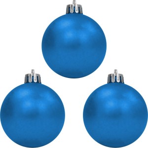 Bola de Natal 8cm Azul c/3 SoNatal