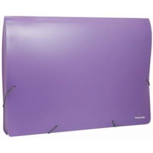 Pasta Sanfonada A4 com 12 Divisões Lolipop Lilás SME12LP-LL Plascony