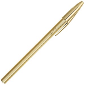 Caneta Esferográfica 1.0mm Cristal Celebration Gold Bic