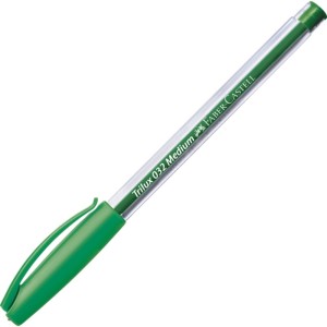 Caneta Esferográfica 1.0mm Trilux 032 Verde Faber Castell