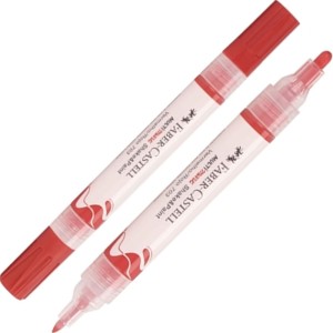 Marcador Multimark Ponta Dupla - Vermelho Faber Castell