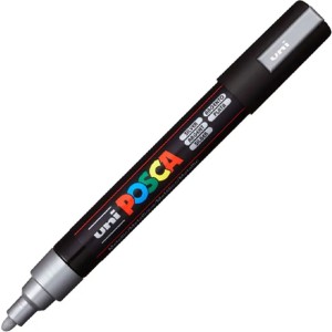 Caneta Posca PC-5M - Prata Uniball