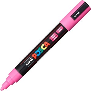 Caneta Posca PC-5M - Rosa Uniball