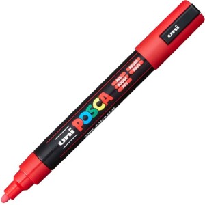 Caneta Posca PC-5M - Vermelha Uniball