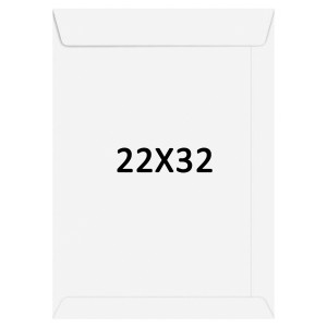 Envelope 22cm x 32cm - Branco Scrity