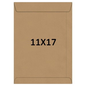 Envelope 11cm x 17cm - Kraft Natural c/250 Scrity