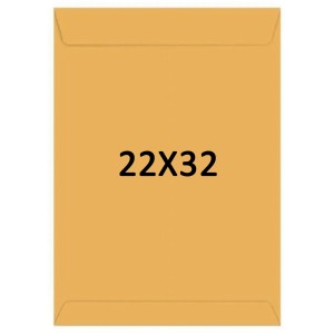 Envelope 22cm x 32cm - Kraft Ouro c/10 Scrity