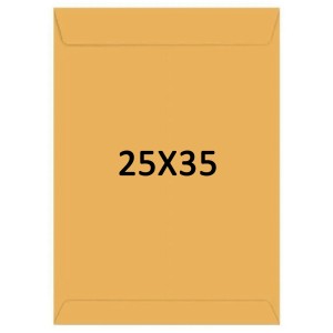 Envelope 25cm x 35cm - Kraft Ouro c/250 Scrity