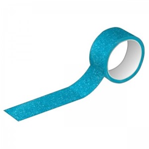 Fita Adesiva Washi Tape - Glitter e Metalizada 15mm x 10m Tilibra