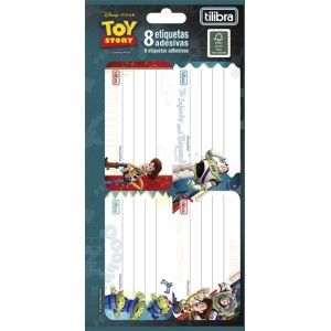 Etiqueta Adesiva Escolar - Toy Story c/8 Tilibra