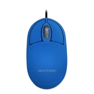 Mouse USB Óptico Azul MO305 Multilaser