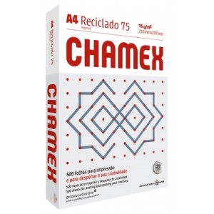 Papel Sulfite A4 Reciclado 75g 500 Folhas Chamex